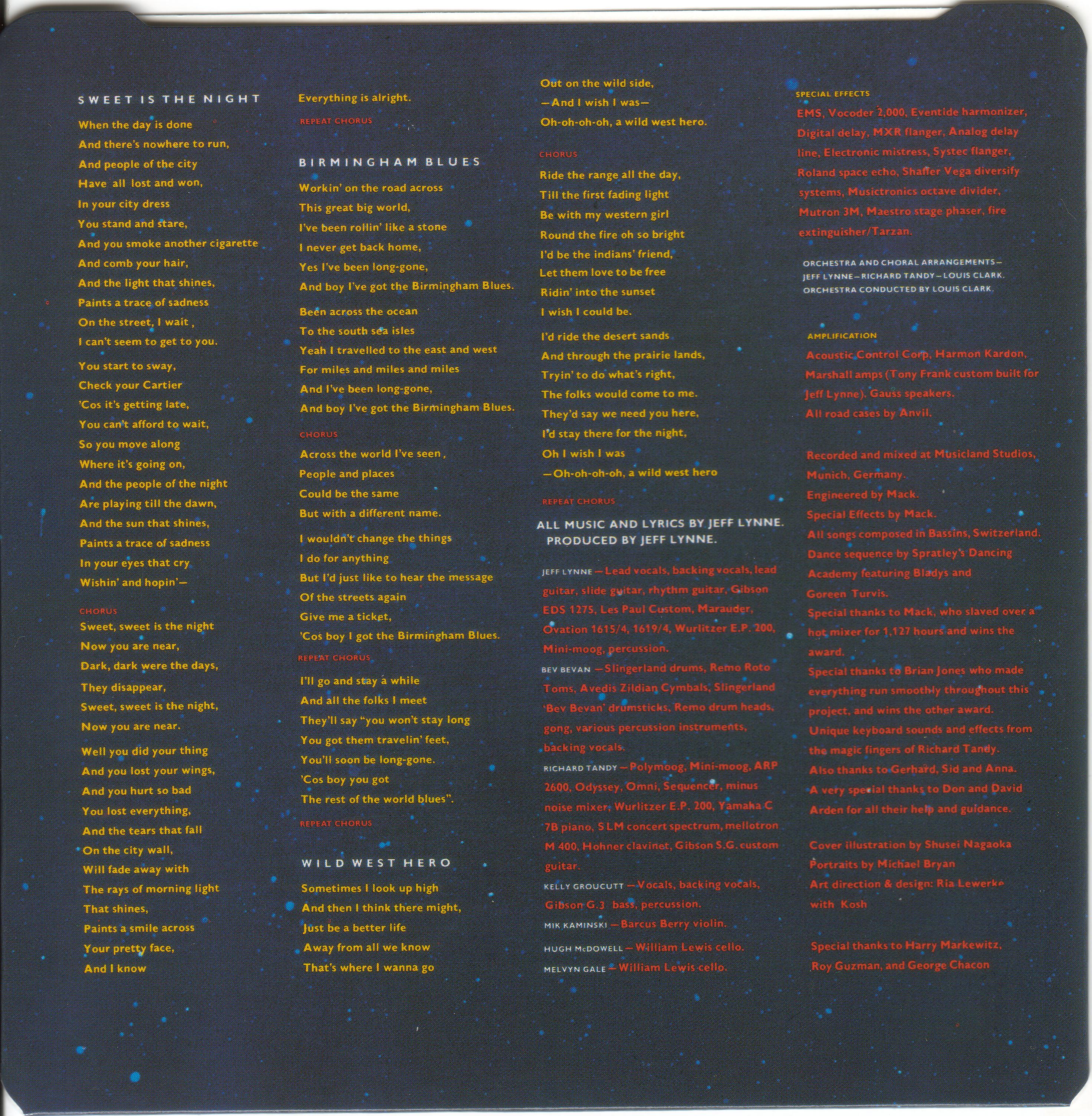 Electric Light Orchestra  Out Of The Blue; 2cd : Booklet 7 JPN